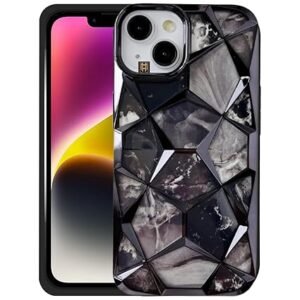 Diamond Look Fancy Case for iPhone 14 (Black)