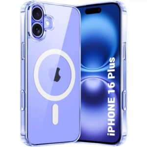 Clear Back Case Cover for iPhone 16 plus