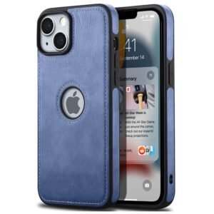 Genuine Leather Finish Back Cover for IPhone 14