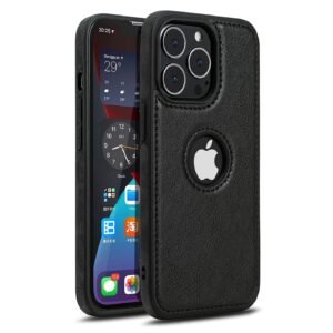 Genuine Leather Finish Back Cover for IPhone 13 Pro