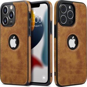 Leather Finish Back Cover for IPhone 13 Pro