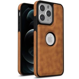 Leather Finish Back Cover for IPhone 12 Pro Max