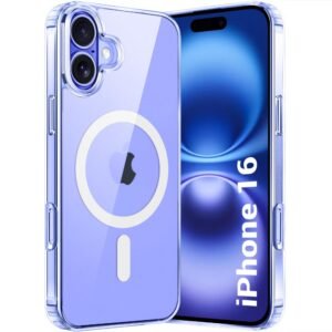 Clear Back Case Cover for iPhone 16