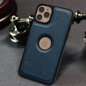 KingsKart Genuine Leather Finish Back Cover for IPhone 11 Pro