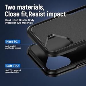 Full Protection Case for Apple iPhone 16 Black