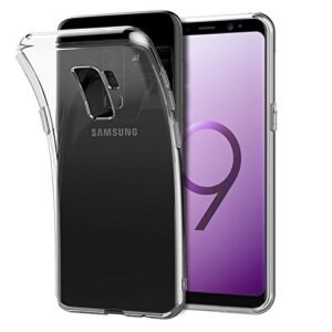 KingsKart Crystal Clear Silicone Case for Samsung Galaxy S9 – Premium Protection with Sleek Design