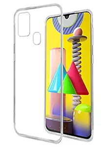 KingsKart Crystal Clear Silicone Case for Samsung Galaxy M31 – Premium Protection with Sleek Design