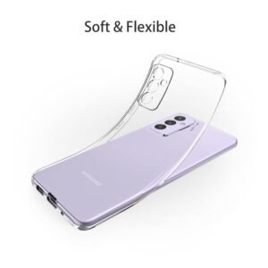 KingsKart Crystal Clear Silicone Case for Samsung Galaxy M23 – Premium Protection with Sleek Design