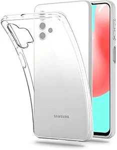 KingsKart Crystal Clear Silicone Case for Samsung Galaxy A32 – Premium Protection with Sleek Design