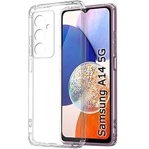 KingsKart Crystal Clear Silicone Case for Samsung Galaxy A14 – Premium Protection with Sleek Design