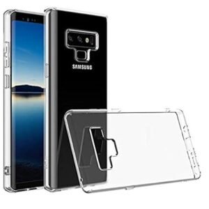 KingsKart Crystal Clear Silicone Case for Samsung Galaxy Note 9 – Premium Protection with Sleek Design