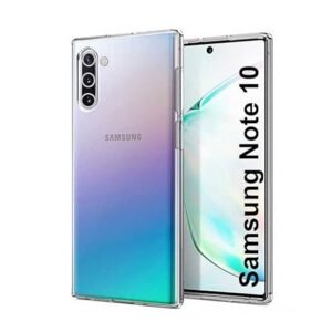 KingsKart Crystal Clear Silicone Case for Samsung Galaxy Note 10 – Premium Protection with Sleek Design