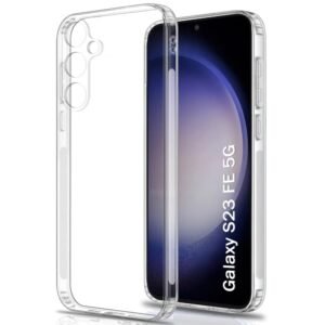 KingsKart Crystal Clear Silicone Case for Samsung Galaxy S23 FE – Premium Protection with Sleek Design