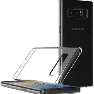 KingsKart Crystal Clear Silicone Case for Samsung Galaxy Note 8 – Premium Protection with Sleek Design