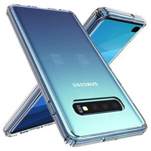 KingsKart Crystal Clear Silicone Case for Samsung Galaxy S10 Plus – Premium Protection with Sleek Design