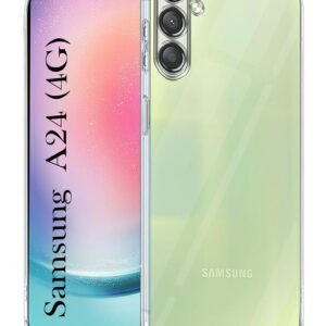 KingsKart Crystal Clear Silicone Case for Samsung Galaxy A24 – Premium Protection with Sleek Design