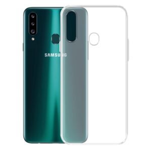 KingsKart Crystal Clear Silicone Case for Samsung Galaxy A20 – Premium Protection with Sleek Design