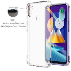 KingsKart Crystal Clear Silicone Case for Samsung Galaxy M11 – Premium Protection with Sleek Design