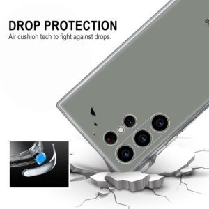 KingsKart Crystal Clear Silicone Case for Samsung Galaxy S22 Plus – Premium Protection with Sleek Design