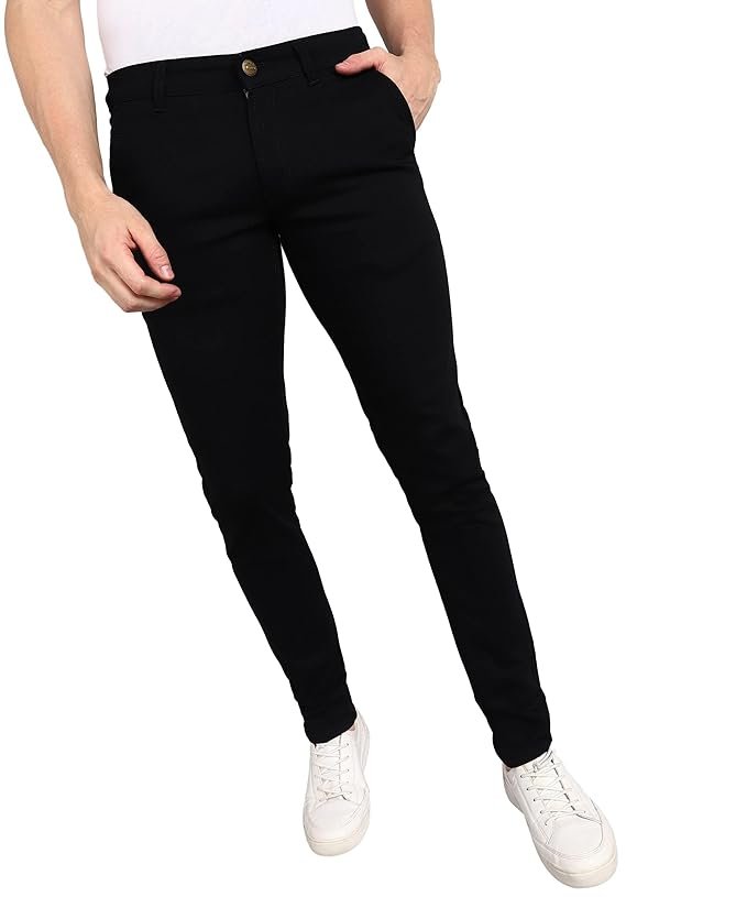 Men's Slim Fit Mid Rise Washed Jeans Stretchable - Image 3