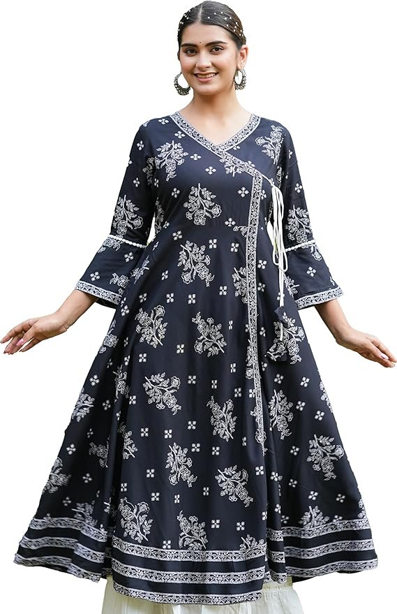 Women’s Floral Printed Kurti – Straight Fit - Image 2